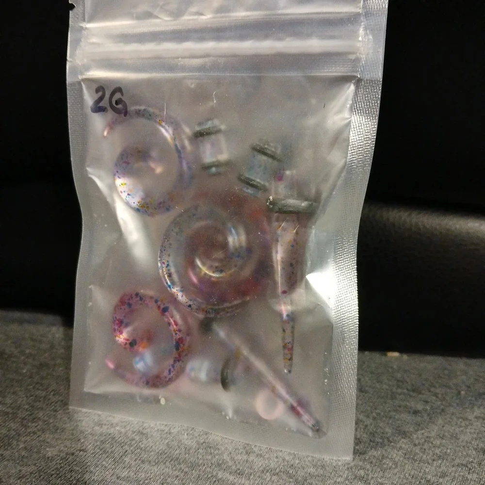 Mystic Metals Body Jewelry 10 Pieces 2G New‎ Sealed Package!